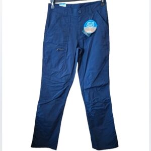 Columbia Men's PFG Performance Fishing Gear Navy Omniwick And Omnishade Pants